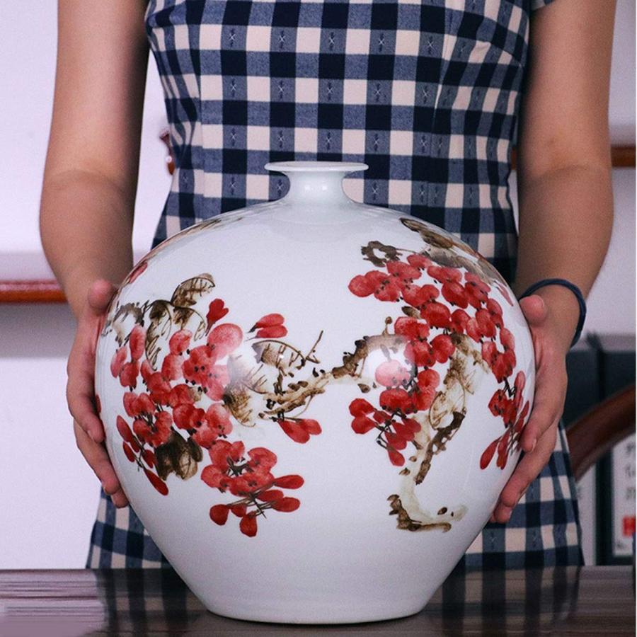 【並行輸入品】Original luckxuan Vase for Decor Chinese  Style Pomegranate Vaseの画像