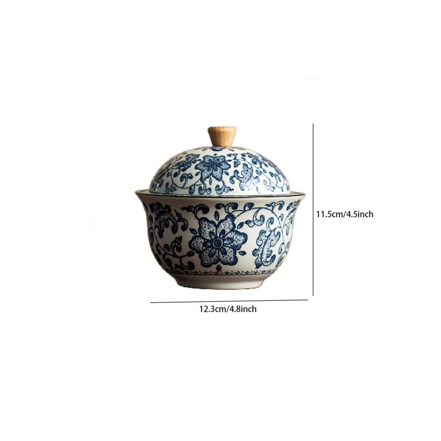 【並行輸入品】Heuvcnsr 蓋付きセラミック灰皿 防風シガレット灰皿 屋内屋外用 灰皿 スモーカーズ収納 デスクトップ 灰皿 雑草 ホームオの画像
