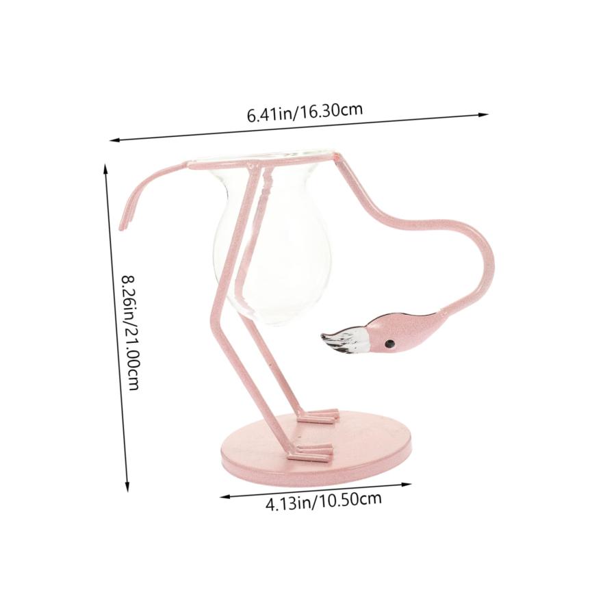 【並行輸入品】Alipis 4pcs Flamingo Vase Houseplant Planter Animal Flower Vase_6