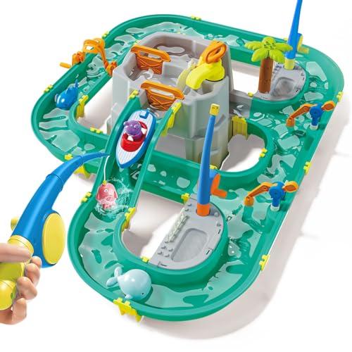 【並行輸入品】HAYXUN Water Table for Toddlers Age 3 5   Water Park Toy on Flooの画像