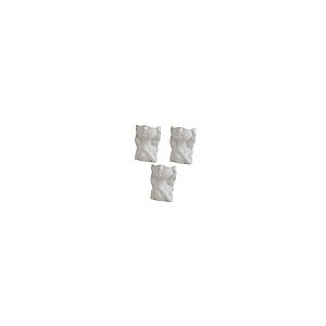 【並行輸入品】IMIKEYA Desktop Decor 3pcs Ceramic Hydroponic Vase Desktop White_2