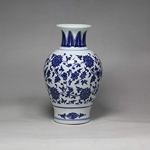 青白磁の装飾花瓶 並行輸入品】装飾用花瓶 花用中国青白磁 Vases for Decor Chinese Blue