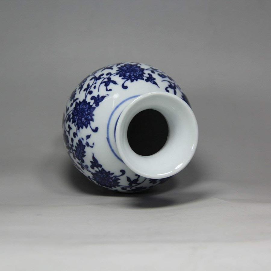 並行輸入品】装飾用花瓶 花用中国青白磁 Vases for Decor Chinese Blue