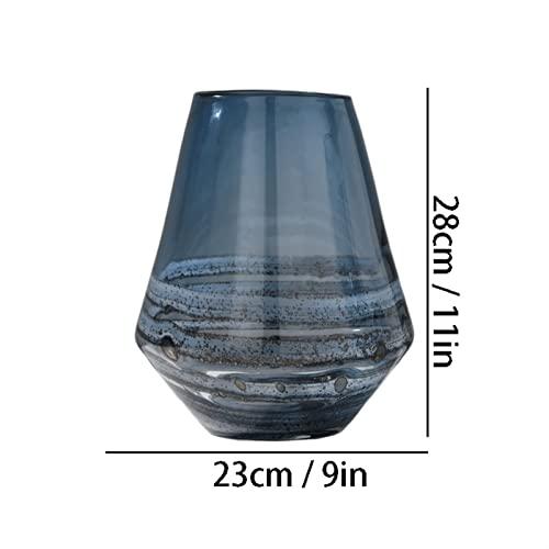 【並行輸入品】Flower Vases Decorative Glass Vase Modern Transparent Decor Flowの画像