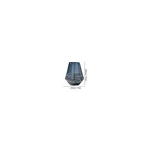 【並行輸入品】Flower Vases Decorative Glass Vase Modern Transparent Decor Flowの画像
