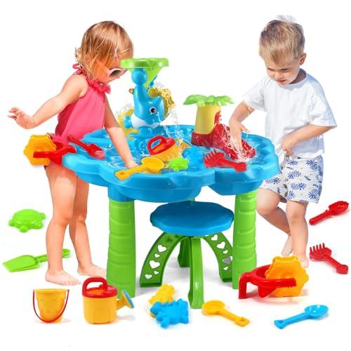 【並行輸入品】VINTOP Water Table Toys for Toddlers 1 3 3 5,Kids Outdoor Play Eの画像