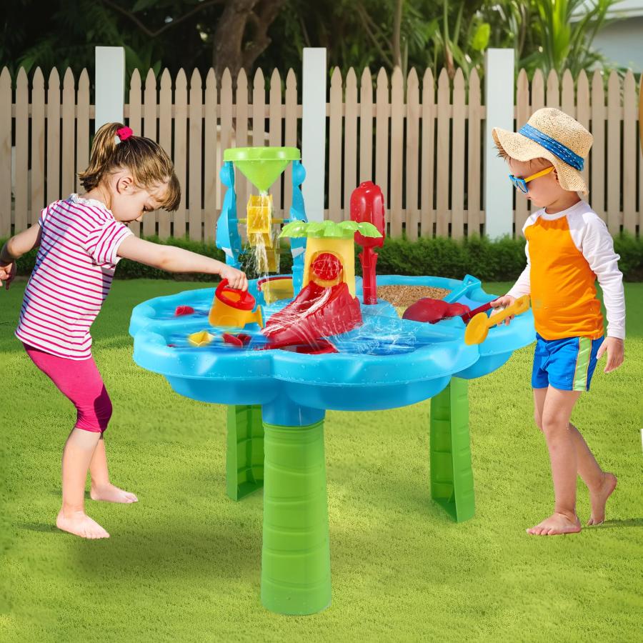 【並行輸入品】VINTOP Water Table Toys for Toddlers 1 3 3 5,Kids Outdoor Play Eの画像