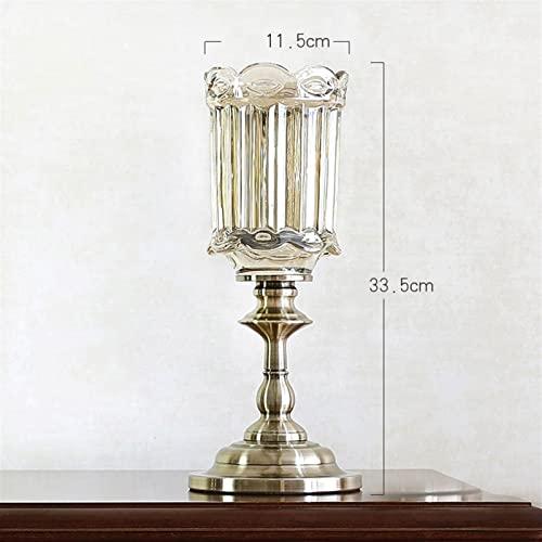 【並行輸入品】Flower Vases Decorative Glass Vase Modern Dining Table Decoratioの画像