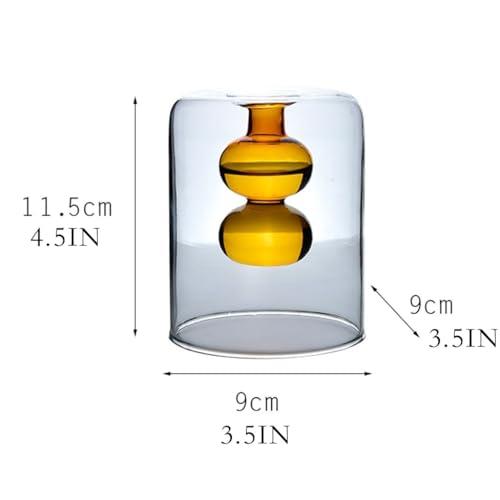 【並行輸入品】Flower Vases Decorative Simple Creative Glass Vase Hydroponic Fl_4