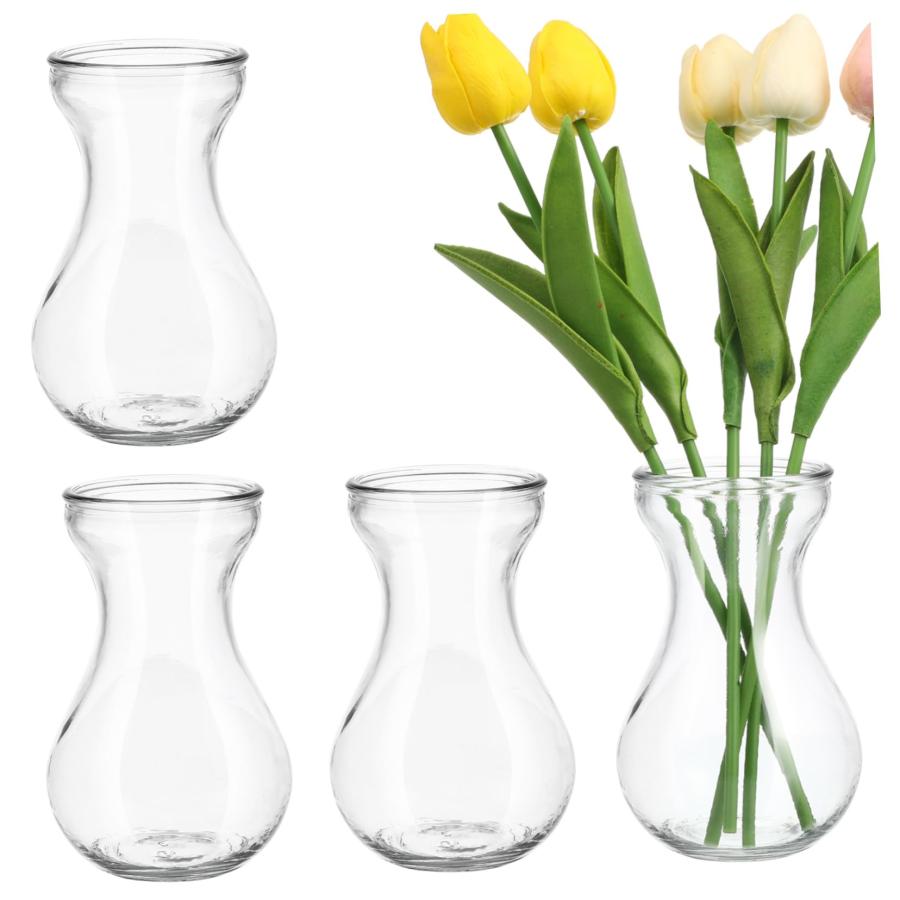 花瓶2個 ayanechann 並行輸入品】Amosfun 8 Pcs Hyacinth Vase Glass Flower The Gift Vint