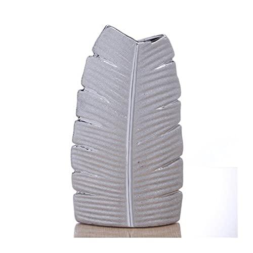 【並行輸入品】Vases Luxury Gold Ceramic Ginkgo Biloba Vase Home Decor Creativeの画像
