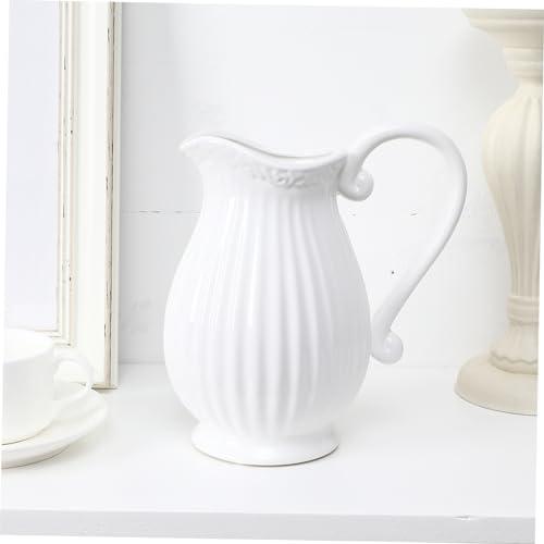 【並行輸入品】Amosfun 2 Pcs Ceramic Flower Vase Rustic Home Decor Home Decorat_7
