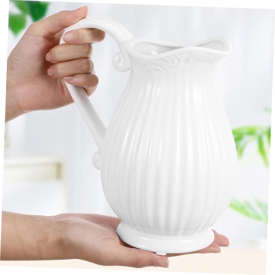 【並行輸入品】Amosfun 2 Pcs Ceramic Flower Vase Rustic Home Decor Home Decorat_9