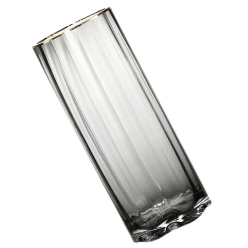 【並行輸入品】PRETYZOOM 2pcs Flower Vase Cylinder Vase Desktop Decor Clear Vas_4
