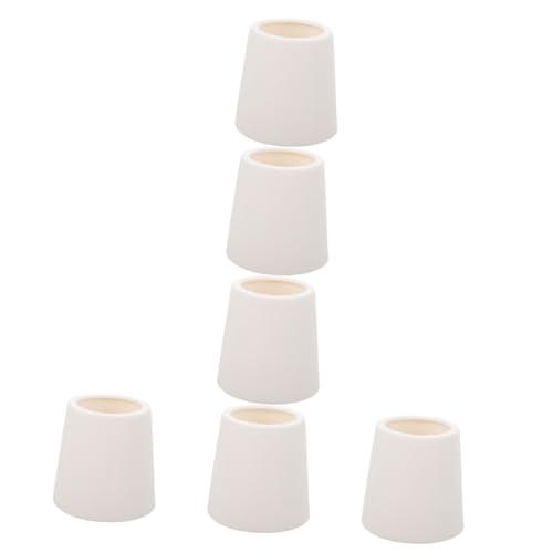 【並行輸入品】PRETYZOOM 6 Pcs Hydroponic Vase Ceramic Flower Pot Flower Vases_1