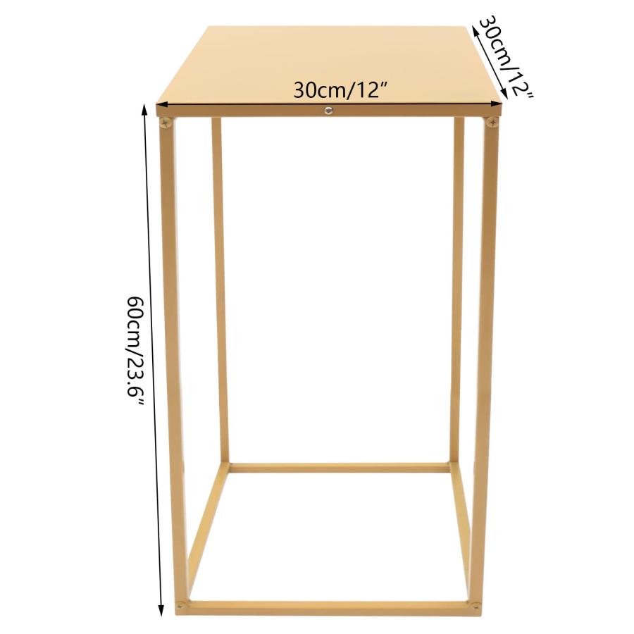 【並行輸入品】Yaminie 10Pcs Wedding Flower Stands,Geometric Wedding Metal Flowの画像