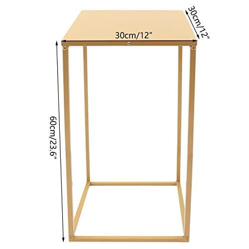 【並行輸入品】Yaminie 10Pcs Wedding Flower Stands,Geometric Wedding Metal Flowの画像