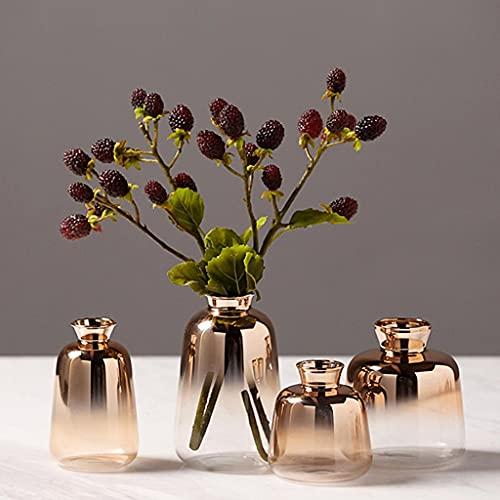 【並行輸入品】Transparent Glass Small Vase Nordic Decor Living Room Flower Homの画像