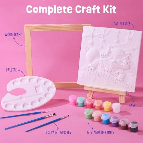 並行輸入品】1~4歳の子供向けペイントギフト 猫のしっくいペイント