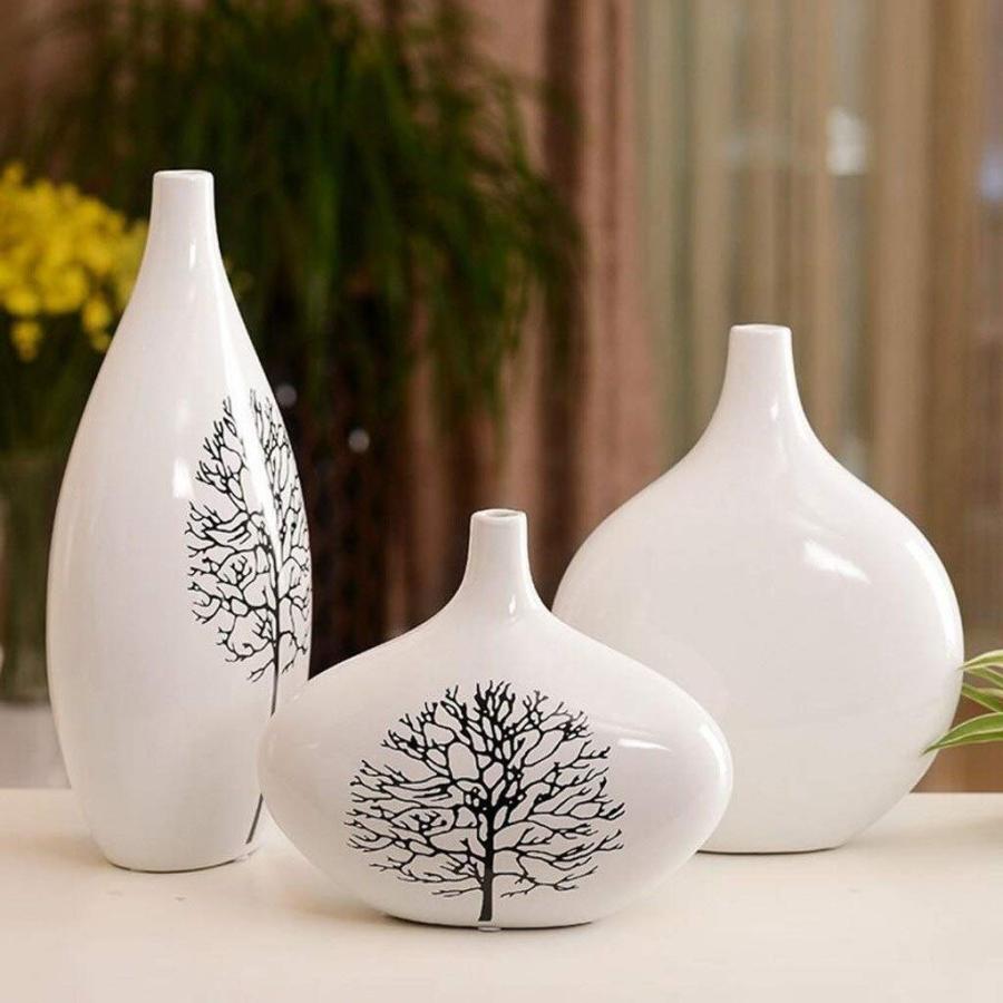【並行輸入品】Home Living Room Vase Decoration Modern Flower Decoration Ceramiの画像