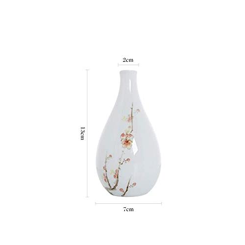 【並行輸入品】Small Vase Jade Porcelain Mini Hydroponic Flower Ceramic Insertの画像