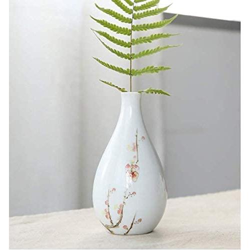 【並行輸入品】Small Vase Jade Porcelain Mini Hydroponic Flower Ceramic Insertの画像