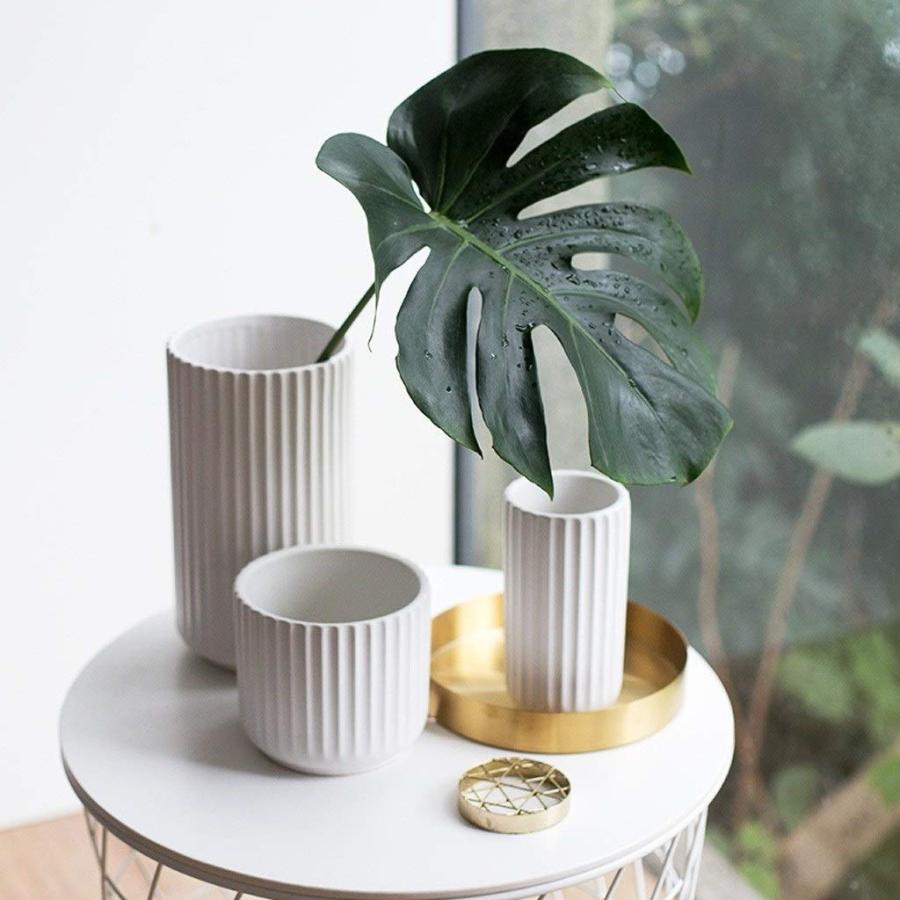 【並行輸入品】Pastoral Style Ceramic Vase Flower Living Room Flowers Flower Hoの画像