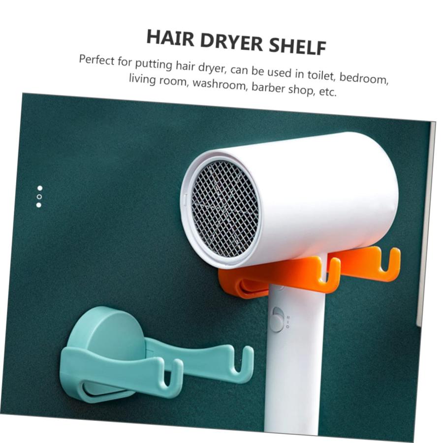 Beatifufu 2pcs Hair Dryer Hanger Dish Drying Rack Wall Mounted H 並行輸入品｜allinone-d｜04