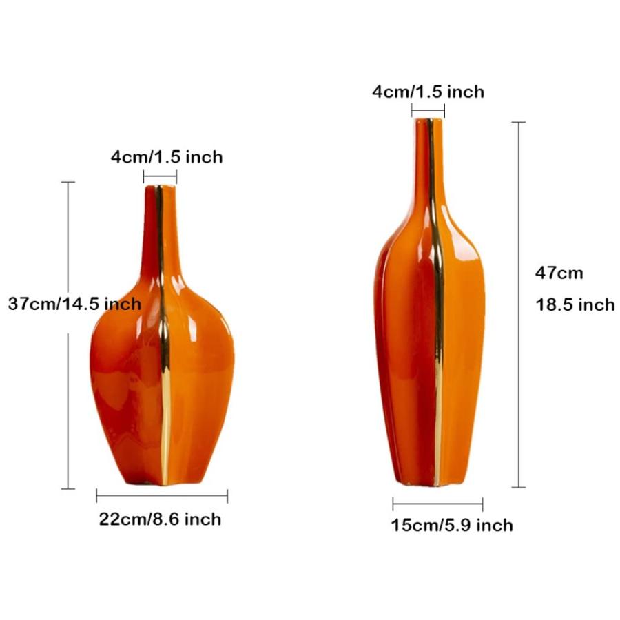 【並行輸入品】Flower Vase for Living Room Ceramic Flower Vase Home Decor Vaseの画像