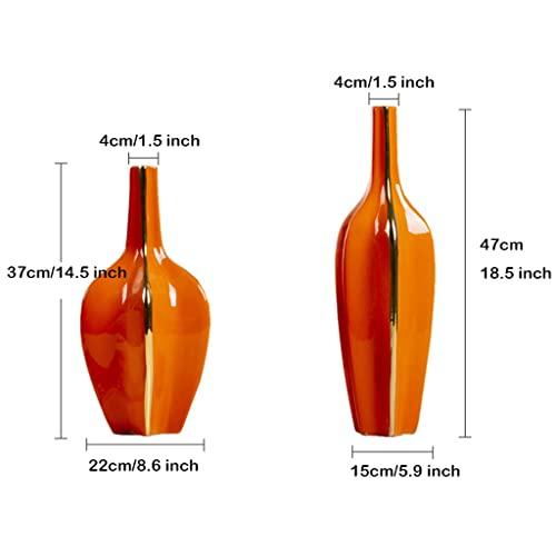 【並行輸入品】Flower Vase for Living Room Ceramic Flower Vase Home Decor Vaseの画像