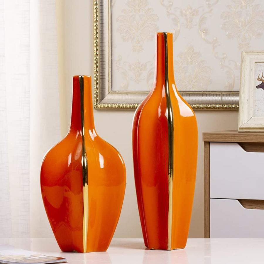 【並行輸入品】Flower Vase for Living Room Ceramic Flower Vase Home Decor Vaseの画像