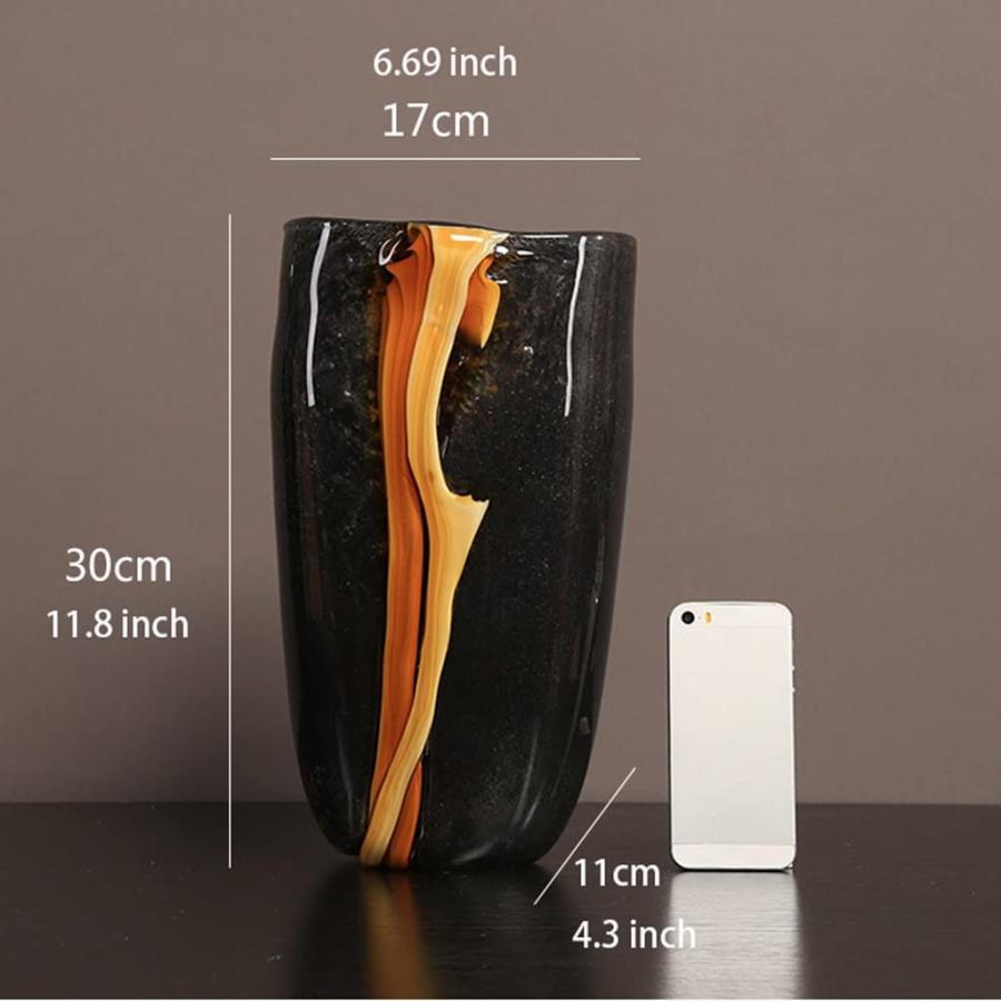 【並行輸入品】Flower Vase for Living Room Vase, Colored Glaze Flower Vase forの画像