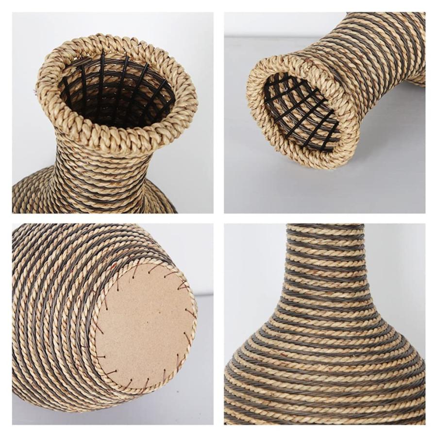 【並行輸入品】Flower Vase for Living Room Creative Flower Vase, Woven Vase Decの画像