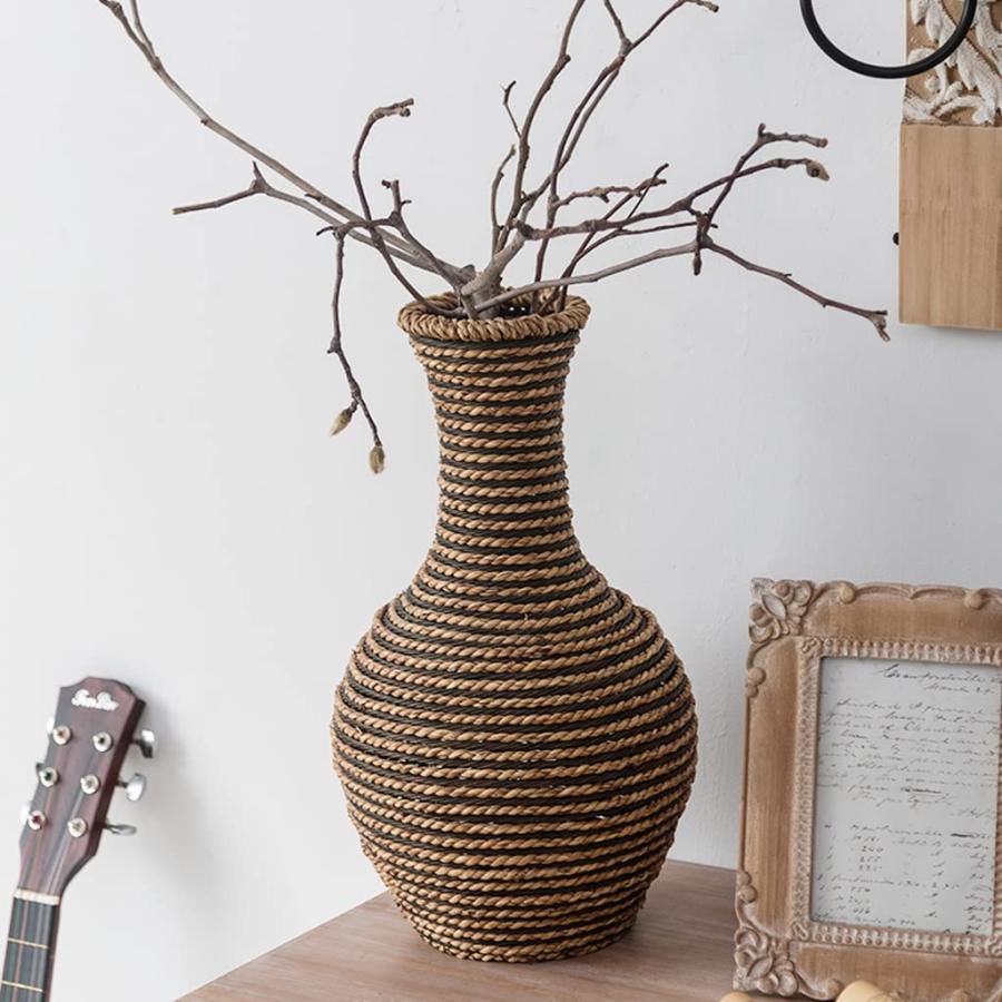 【並行輸入品】Flower Vase for Living Room Creative Flower Vase, Woven Vase Decの画像