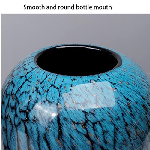 【並行輸入品】Flower Vase for Living Room Glass Vase for Flowers, Classical Enの画像