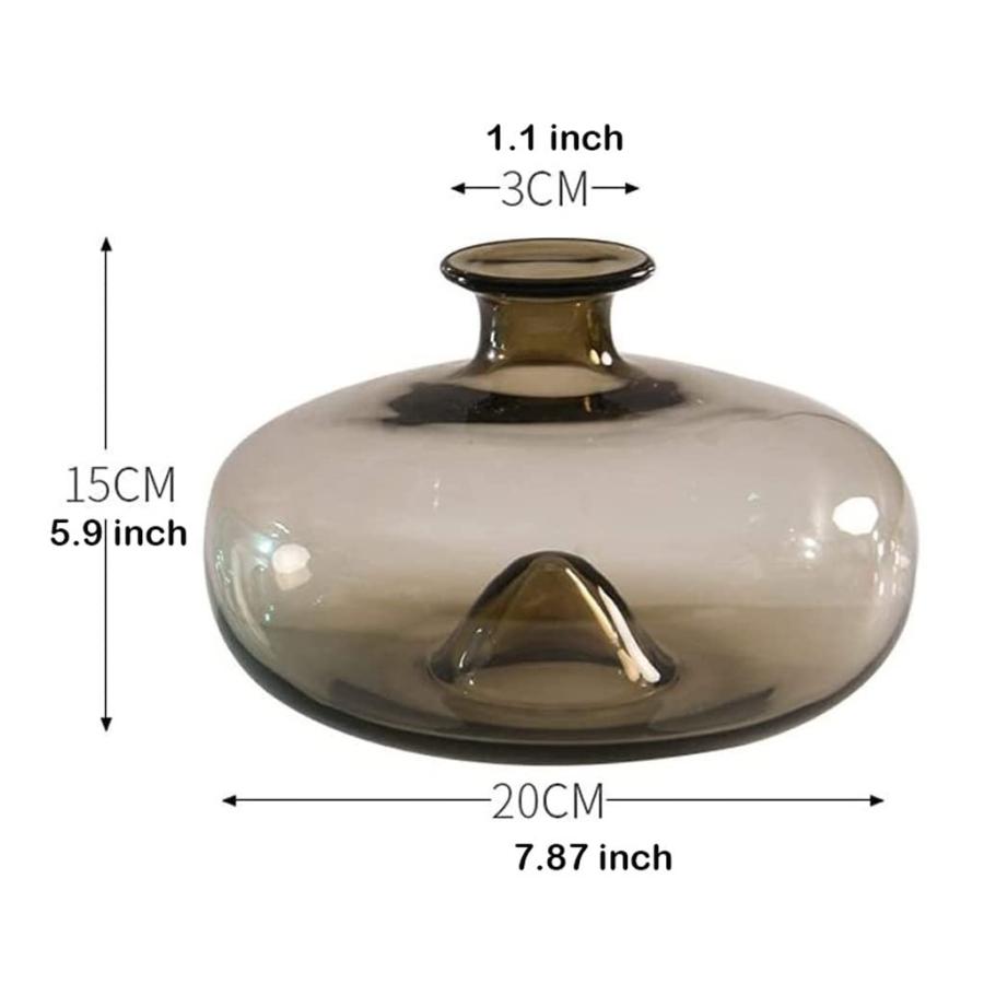 【並行輸入品】Flower Vase for Living Room Decorative Vase Home Decor Modern Flの画像