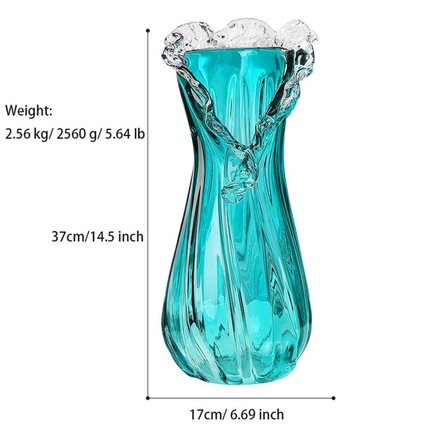 【並行輸入品】Flower Vase for Living Room Vase, Decorative Colored Glaze Vasesの画像