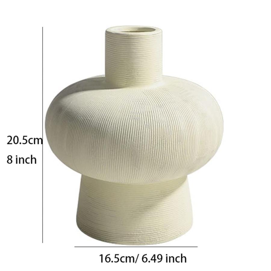 【並行輸入品】CCNGDS Flower Vase for Living Room Ceramic Vase for Home Decor,の画像