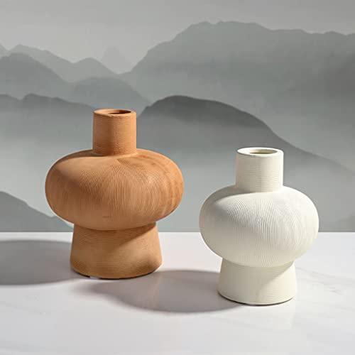 【並行輸入品】CCNGDS Flower Vase for Living Room Ceramic Vase for Home Decor,の画像