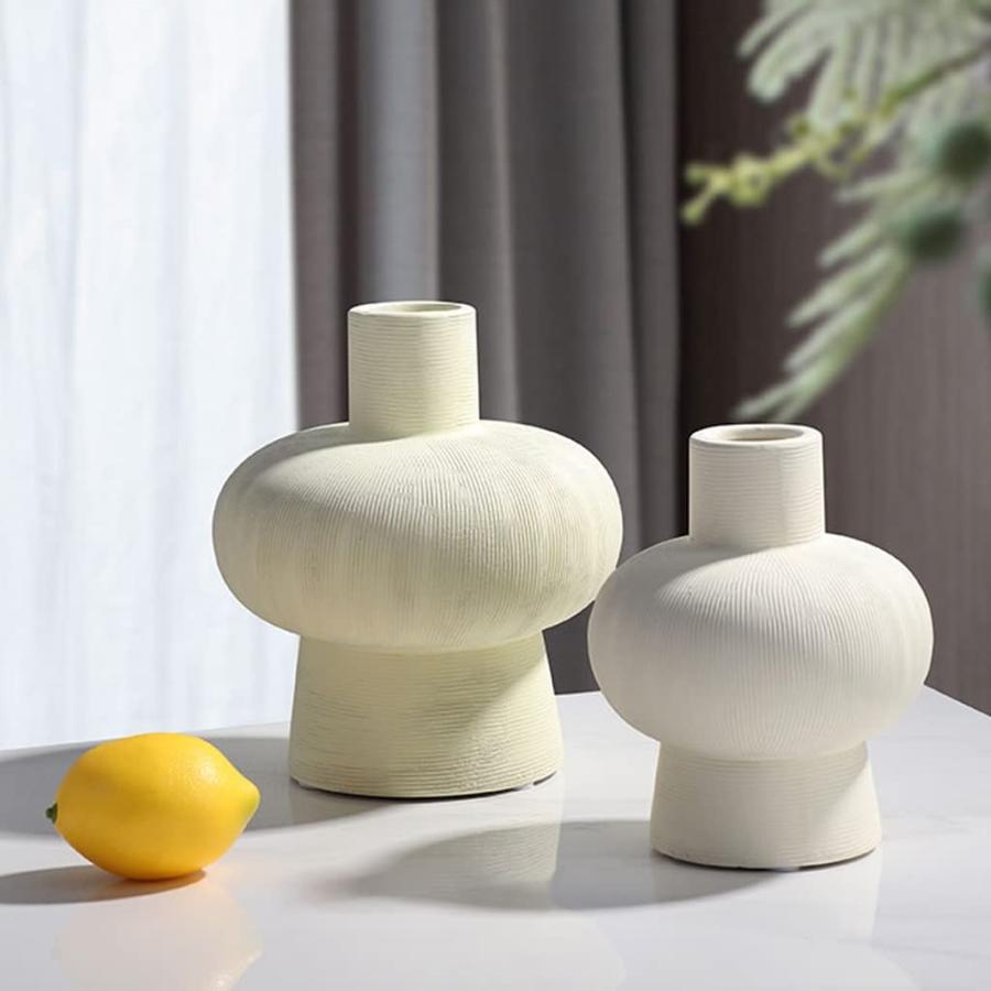 【並行輸入品】CCNGDS Flower Vase for Living Room Ceramic Vase for Home Decor,の画像