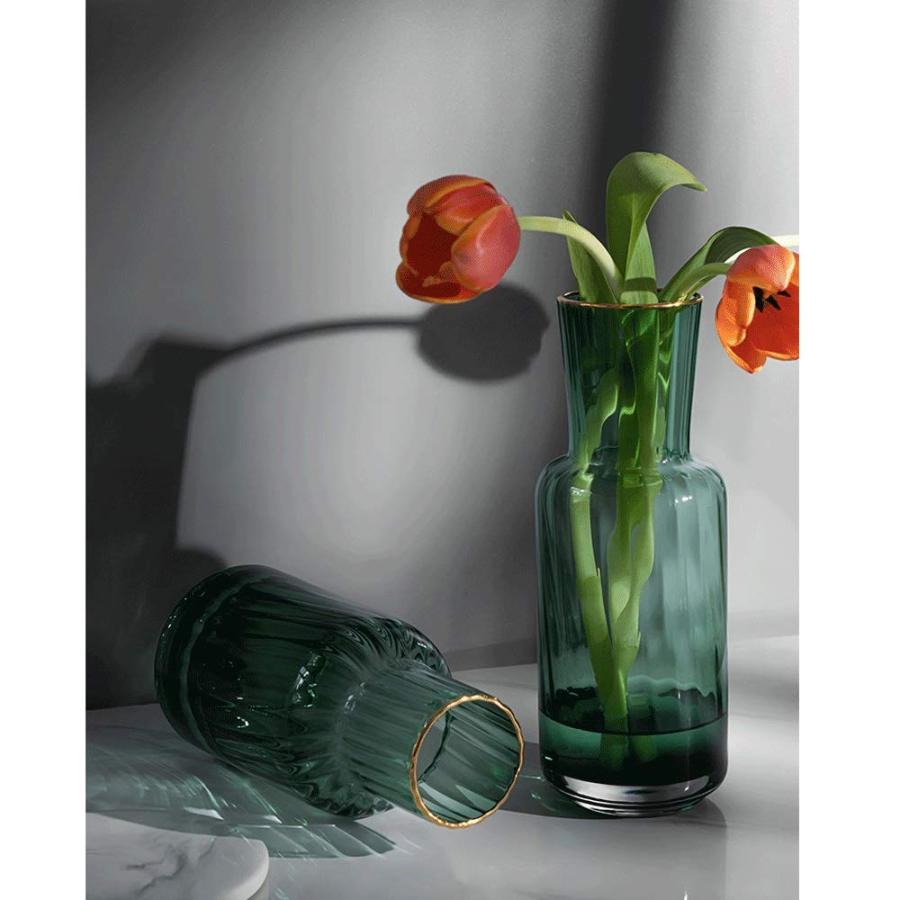 【並行輸入品】Light Luxury Vase Decoration Nordic Simple Glass Vase Living Rooの画像