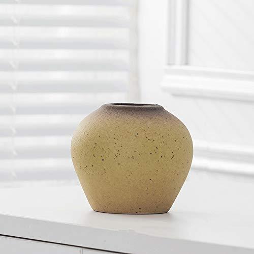 【並行輸入品】Ceramic Small Vase Creative Dried Flower Decoration Vase Home Acの画像
