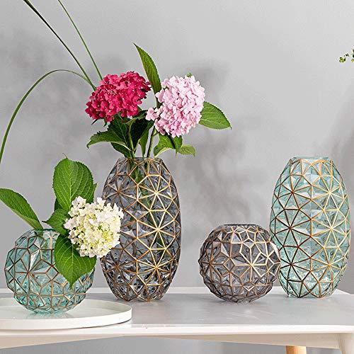 【並行輸入品】Flower Arrangement in The Model Room Modern Nordic Transparent Cの画像