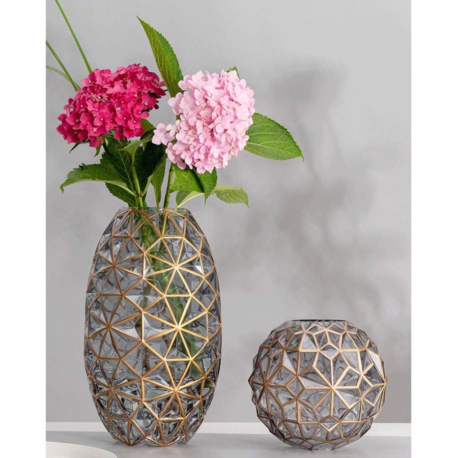 【並行輸入品】Flower Arrangement in The Model Room Modern Nordic Transparent Cの画像