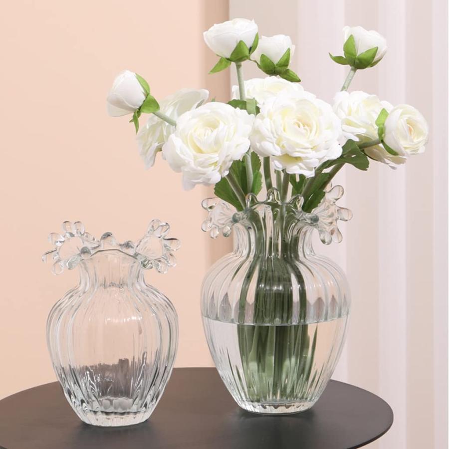 【並行輸入品】Flower Vase for Living Room Vase, Flower Vase Clear Glass Vasesの画像