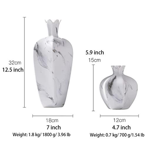 【並行輸入品】Flower Vase for Living Room Modern Geometric Ceramic Vase, Decorの画像