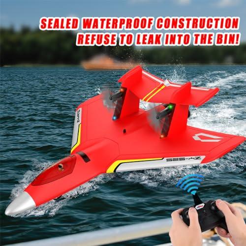 【並行輸入品】Rumdout RC Plane for Water Land \u0026 Air, Amphibious Tri Phibian Aiの画像
