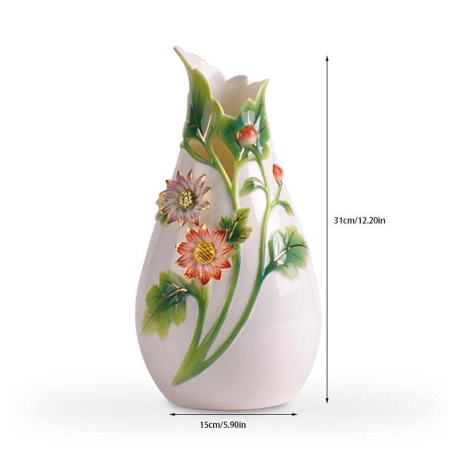 並行輸入品】Small Vases Ceramic Vase， Dried Flowers， Flower
