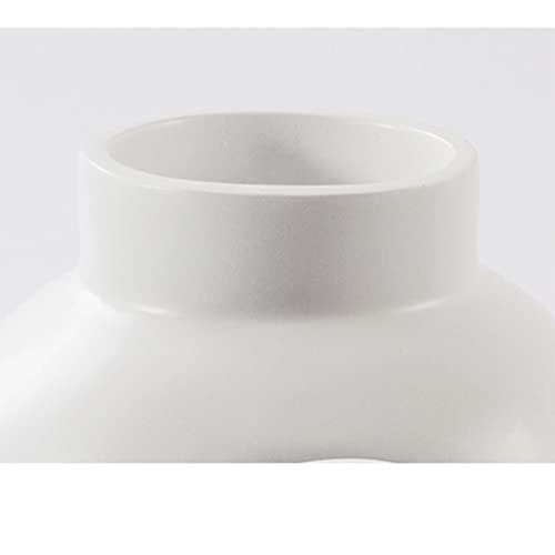 【並行輸入品】OUSIKA Vases White Resin Vase， Chinese Zen Decor Vases Dried/Fre_7