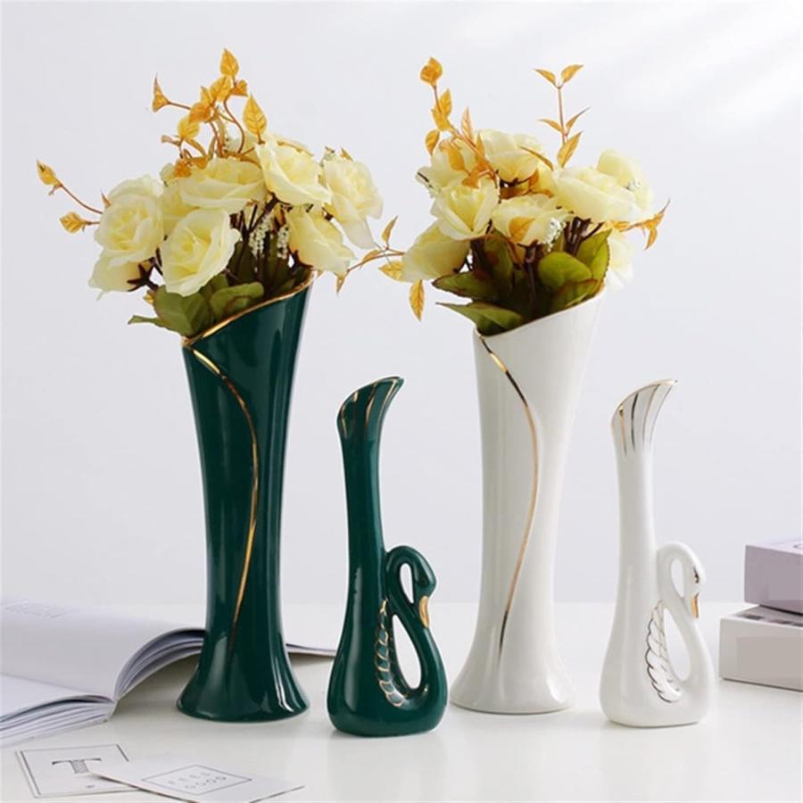 【並行輸入品】Stunning Modern Vases Luxury Ceramic Creative Vase Flower Arrangの画像